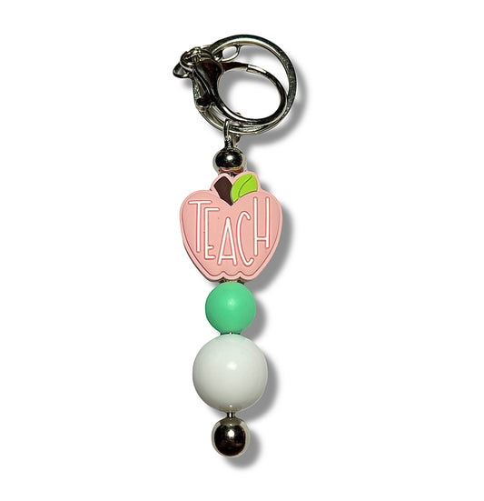 Teach Light Pink keychain